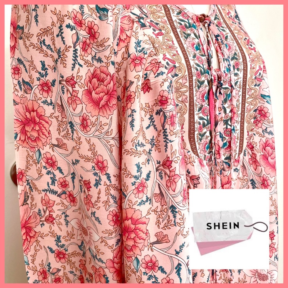 SHEIN Boho Blouse L